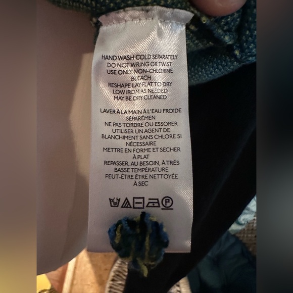 Maeve by Anthropologie Camryn Cropped Sweater Black w/ Blue & Yellow Floral - Picture 14 of 14